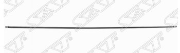 Молдинг заднего бампера SAT (хром) Mercedes-Benz C-Class  W204 (2007-2011) дорестайлинг седан