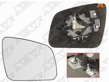 Правое полотно зеркала SAT (асферическое с обогревом) Mercedes-Benz C-Class  W204 (2007-2011) дорестайлинг седан