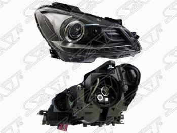 Правая передняя фара SAT (под ксенон, диодная) Mercedes-Benz C-Class  W204 (2011-2015) рестайлинг седан