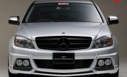19 949 р. Передний бампер WALD Mercedes-Benz C-Class W204 дорестайлинг седан (2007-2011) (Неокрашенный)  с доставкой в г. Керчь. Увеличить фотографию 2