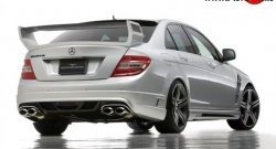12 599 р. Пороги накладки WALD Mercedes-Benz C-Class W204 дорестайлинг седан (2007-2011) (Неокрашенные)  с доставкой в г. Керчь. Увеличить фотографию 2