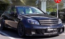 8 149 р. Радиаторная решётка Brabus Bullit Mercedes-Benz C-Class W204 дорестайлинг седан (2007-2011) (Неокрашенная)  с доставкой в г. Керчь. Увеличить фотографию 3