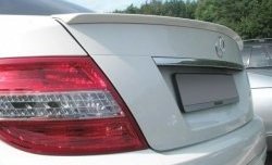 4 499 р. Лип спойлер AMG Style Mercedes-Benz C-Class W204 дорестайлинг седан (2007-2011) (Неокрашенный)  с доставкой в г. Керчь. Увеличить фотографию 4