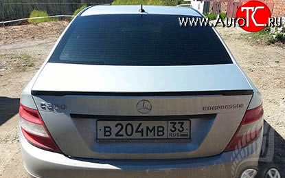 5 949 р. Лип спойлер EDO COMPETITION Mercedes-Benz C-Class W204 дорестайлинг седан (2007-2011) (Неокрашенный)  с доставкой в г. Керчь