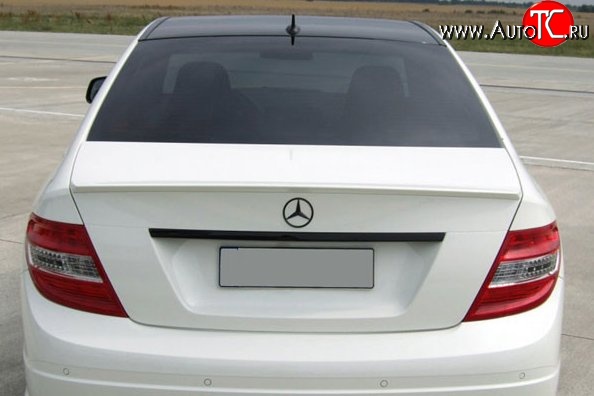 2 269 р. Лип спойлер M-VRS Mercedes-Benz C-Class W204 дорестайлинг седан (2007-2011) (Неокрашенный)  с доставкой в г. Керчь