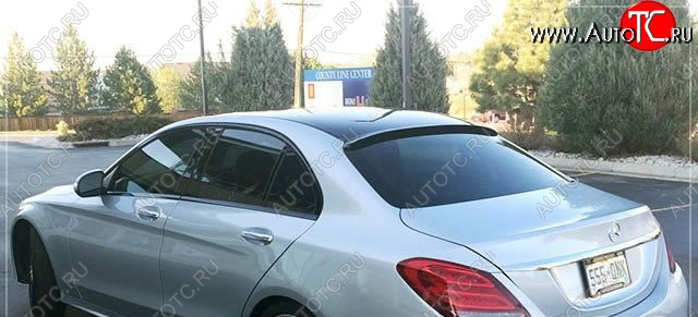 5 249 р. Козырёк на заднее стекло C63 AMG Mercedes-Benz C-Class W205 дорестайлинг седан (2015-2018) (Неокрашенный)  с доставкой в г. Керчь