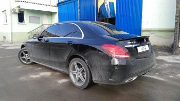 3 399 р. Лип спойлер АВТОКРАТ  Mercedes-Benz C-Class  W205 (2015-2018) дорестайлинг седан (Неокрашенный)  с доставкой в г. Керчь. Увеличить фотографию 5