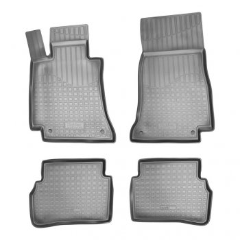 Комплект ковриков в салон Norplast Unidec Mercedes-Benz C-Class ( С205,  S205,  W205) (2014-2025) дорестайлинг купе, дорестайлинг универсал, дорестайлинг седан, рестайлинг седан (Цвет: черный)
