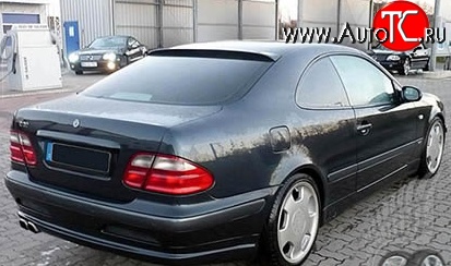 4 749 р. Козырёк на заднее стекло LORINSER Mercedes-Benz CLK class W208 (1997-2002) (Неокрашенный)  с доставкой в г. Керчь