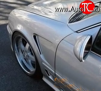15 699 р. Комплект облегчённых пластиковых передних крыльев Prior Design Mercedes-Benz CLK class W208 (1997-2002) (Неокрашенные)  с доставкой в г. Керчь