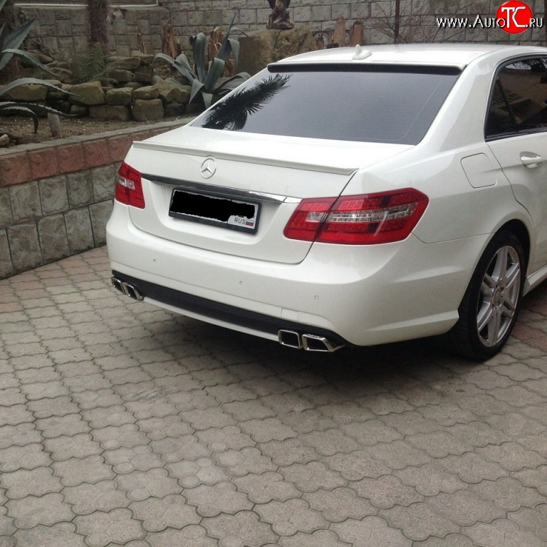 5 499 р. Козырёк на заднее стекло Sport v2  Mercedes-Benz E-Class  W212 (2009-2012) дорестайлинг седан (Неокрашенный)  с доставкой в г. Керчь