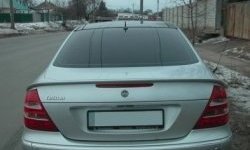 5 599 р. Лип спойлер CT Mercedes-Benz E-Class W211 дорестайлинг седан (2002-2006) (Неокрашенный)  с доставкой в г. Керчь. Увеличить фотографию 2
