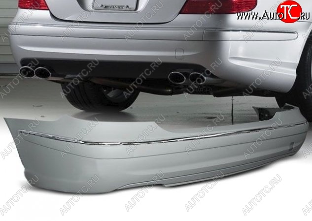 42 399 р. Задний бампер AMG Style Mercedes-Benz E-Class W211 дорестайлинг седан (2002-2006) (Неокрашенный)  с доставкой в г. Керчь