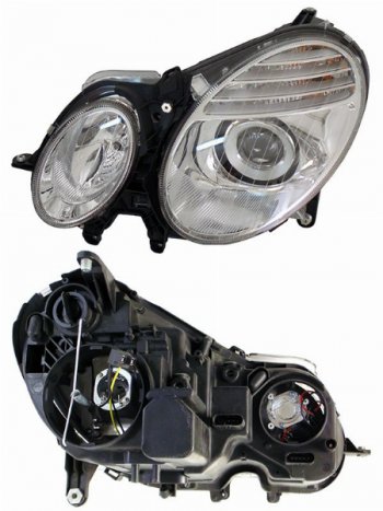 Левая передняя фара SAT Mercedes-Benz E-Class  W211 (2006-2009) рестайлинг седан