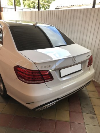 3 399 р. Лип спойлер АВТОКРАТ Лезвие  Mercedes-Benz E-Class  W212 (2009-2017) дорестайлинг седан, рестайлинг седан (Неокрашенный)  с доставкой в г. Керчь. Увеличить фотографию 5
