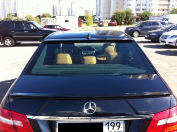 3 399 р. Лип спойлер АВТОКРАТ AMG  Mercedes-Benz E-Class  W212 (2009-2017) дорестайлинг седан, рестайлинг седан (Неокрашенный)  с доставкой в г. Керчь. Увеличить фотографию 3