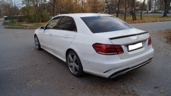 3 399 р. Лип спойлер АВТОКРАТ AMG  Mercedes-Benz E-Class  W212 (2009-2017) дорестайлинг седан, рестайлинг седан (Неокрашенный)  с доставкой в г. Керчь. Увеличить фотографию 5