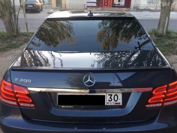 3 399 р. Лип спойлер АВТОКРАТ AMG  Mercedes-Benz E-Class  W212 (2009-2017) дорестайлинг седан, рестайлинг седан (Неокрашенный)  с доставкой в г. Керчь. Увеличить фотографию 7