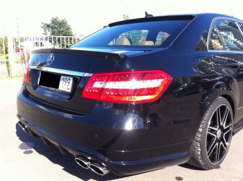3 399 р. Лип спойлер АВТОКРАТ AMG  Mercedes-Benz E-Class  W212 (2009-2017) дорестайлинг седан, рестайлинг седан (Неокрашенный)  с доставкой в г. Керчь. Увеличить фотографию 8