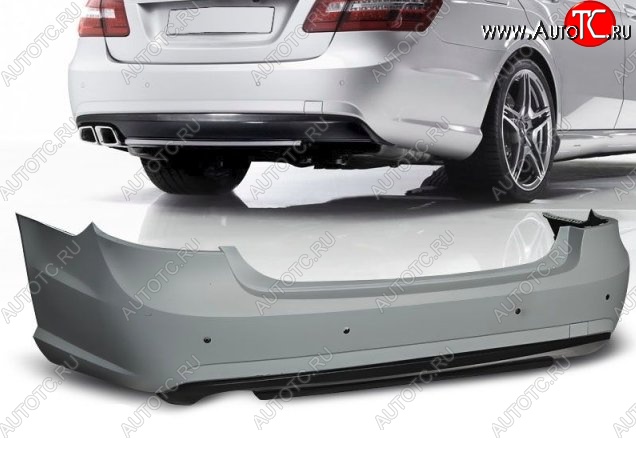 47 399 р. Задний бампер (седан) AMG Style Mercedes-Benz E-Class W212 дорестайлинг седан (2009-2012) (Неокрашенный)  с доставкой в г. Керчь