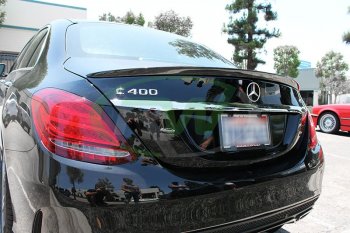 4 749 р. Спойлер багажника AMG. Autostl Mercedes-Benz E-Class W213 седан дорестайлинг (2016-2020) (Неокрашенный)  с доставкой в г. Керчь. Увеличить фотографию 3