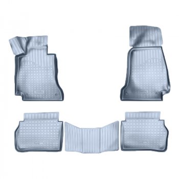 Коврики салона Norplast Unidec Mercedes-Benz E-Class ( W213,  S213) (2016-2025) седан дорестайлинг, седан рестайлинг, универсал рестайлинг (Цвет: серый)