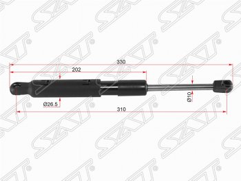 Упор капота SAT Mercedes-Benz CL class  W216 - S class  W221