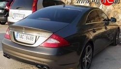 7 199 р. Лип спойлер AMG Mercedes-Benz CLS class W219 (2004-2010) (Неокрашенный)  с доставкой в г. Керчь. Увеличить фотографию 2