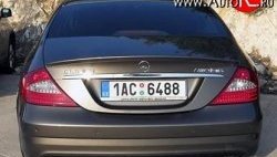 7 199 р. Лип спойлер AMG Mercedes-Benz CLS class W219 (2004-2010) (Неокрашенный)  с доставкой в г. Керчь. Увеличить фотографию 3