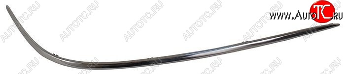 1 399 р. Правый молдинг на передний бампер SAT (хром, рестайлинг)  Mercedes-Benz S class  W220 (1998-2005) (Неокрашенный)  с доставкой в г. Керчь