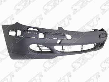 Передний бампер SAT (с отв. под омыватели, пр-во Тайвань) Mercedes-Benz S class  W220 (1998-2005)