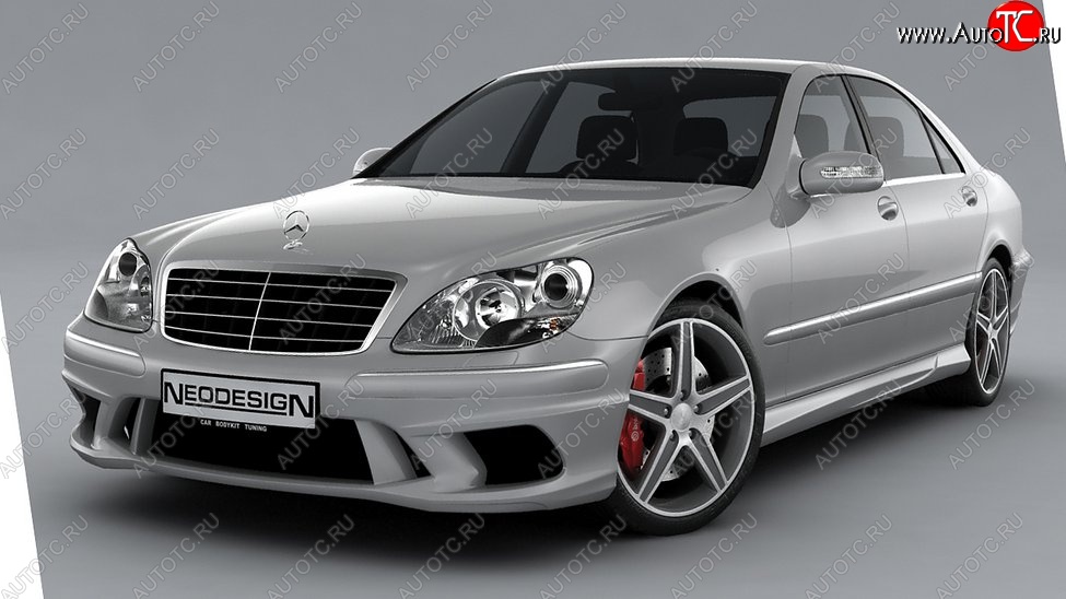 19 999 р. Пороги накладки Neodesign Mercedes-Benz S class W220 (1998-2005)  с доставкой в г. Керчь