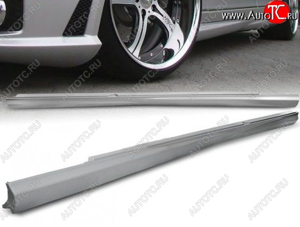 27 349 р. Пороги накладки AMG Style Mercedes-Benz S class W221 (2006-2013) (Неокрашенные)  с доставкой в г. Керчь