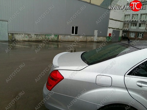 3 149 р. Лип спойлер АВТОКРАТ  Mercedes-Benz S class  W221 (2006-2013) (Неокрашенный)  с доставкой в г. Керчь