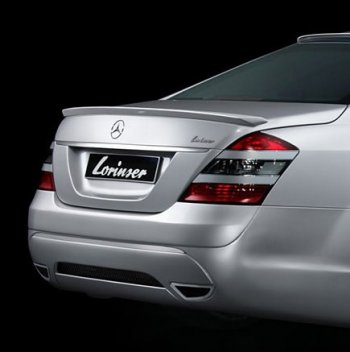 3 149 р. Лип спойлер АВТОКРАТ  Mercedes-Benz S class  W221 (2006-2013) (Неокрашенный)  с доставкой в г. Керчь. Увеличить фотографию 2