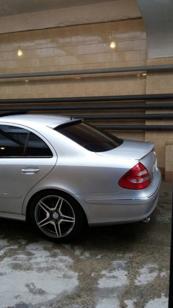 3 149 р. Лип спойлер АВТОКРАТ  Mercedes-Benz S class  W221 (2006-2013) (Неокрашенный)  с доставкой в г. Керчь. Увеличить фотографию 3