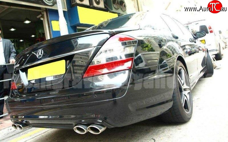 9 699 р. Лип спойлер Lorinser V2 Mercedes-Benz S class W221 (2006-2013)  с доставкой в г. Керчь