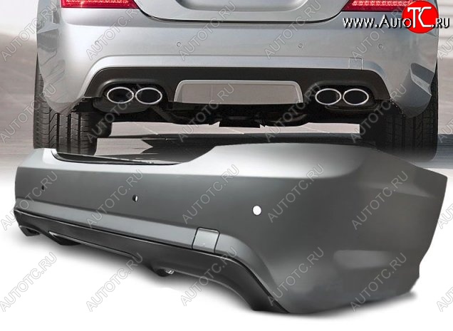 60 549 р. Задний бампер AMG Style Mercedes-Benz S class W221 (2006-2013) (Неокрашенный)  с доставкой в г. Керчь