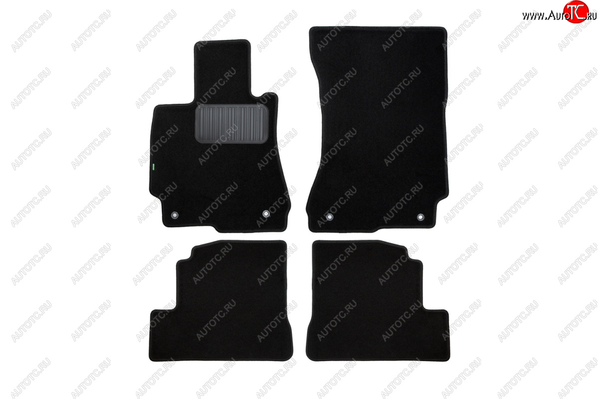 6 949 р. Текстильные коврики салона Klever Standart седан Mercedes-Benz S class W221 (2006-2013) (Черные)  с доставкой в г. Керчь