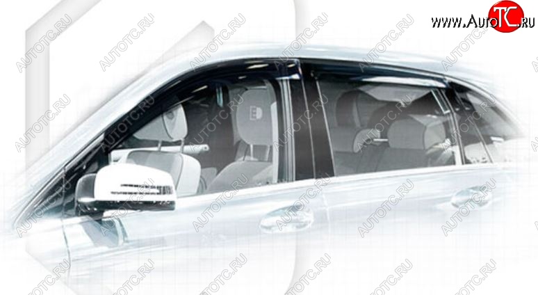1 899 р. Дефлектора окон CA-Plastiс  Mercedes-Benz B-Class  W246/T246 (2011-2018) хэтчбэк (Classic полупрозрачный, Без хром.молдинга)  с доставкой в г. Керчь