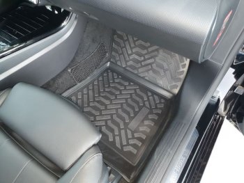 1 639 р. Коврики салона Aileron (3D с подпятником) Mercedes-Benz B-Class W247 хэтчбэк (2018-2025)  с доставкой в г. Керчь. Увеличить фотографию 3