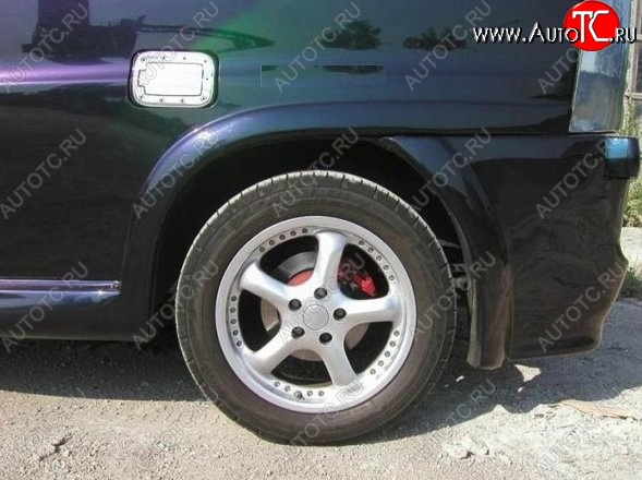 3 749 р. Накладки на задний бампер CT Mercedes-Benz Vito W638 (1996-2003) (Неокрашенная)  с доставкой в г. Керчь