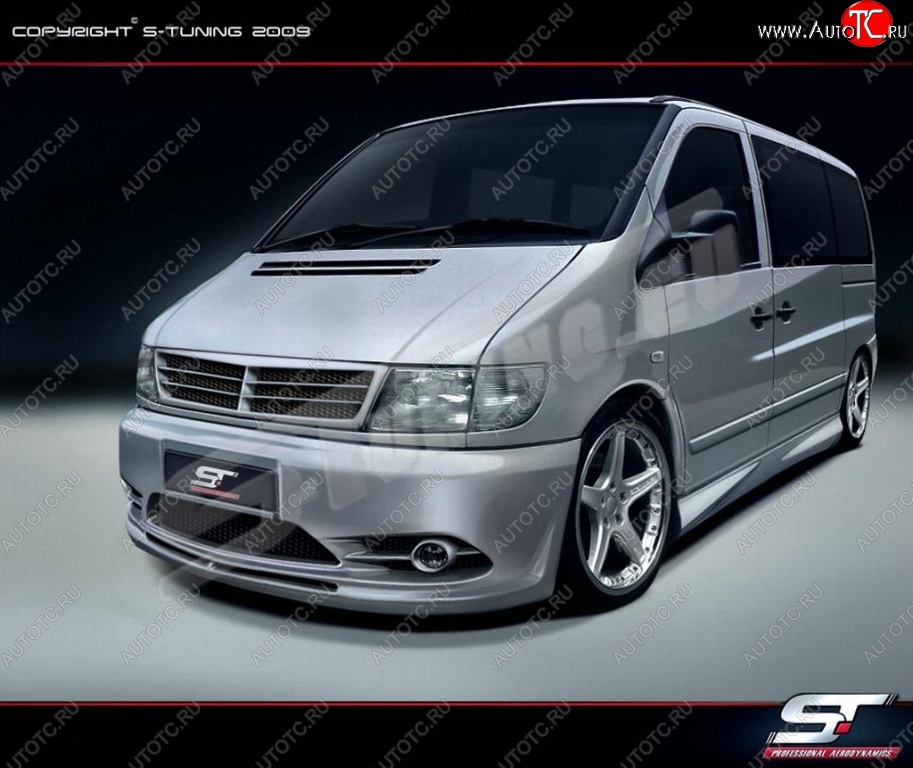 14 199 р. Пороги накладки Wild Mercedes-Benz Vito W638 (1996-2003)  с доставкой в г. Керчь