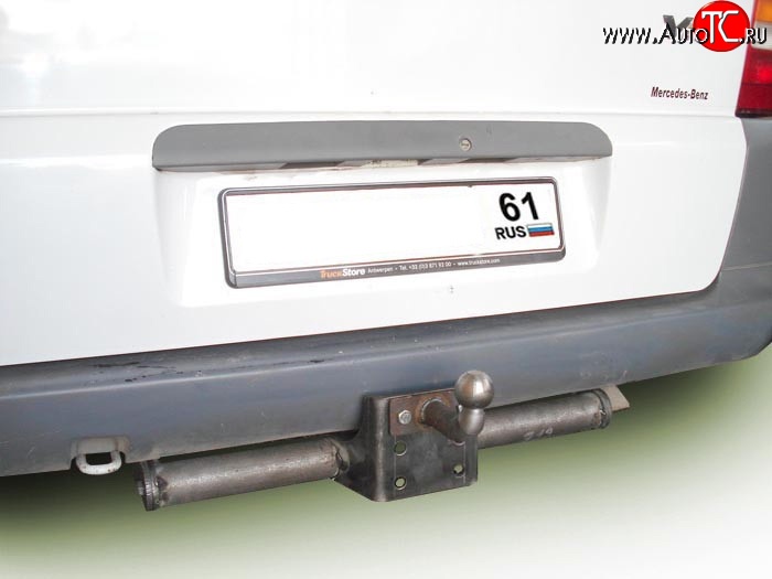 8 849 р. Фаркоп Лидер Плюс (до 1200 кг) Mercedes-Benz Vito W638 (1996-2003) (Без электропакета)  с доставкой в г. Керчь