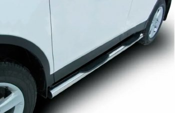 Защита порогов ТехноСфера (Техно Сфера) (D76, с проступями) Mercedes-Benz Vito  W639 (2003-2014) дорестайлинг, рестайлинг