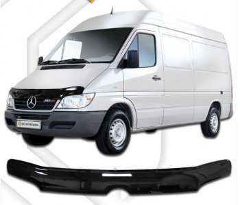 Дефлектор капота CA-Plastic Mercedes-Benz Sprinter W905 рестайлинг (2000-2006)