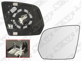 Левое полотно зеркала SAT (асферическое с обогревом) Mercedes-Benz GL class  X164 - ML class  W164
