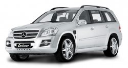 22 499 р. Пластиковые пороги Lorinser Mercedes-Benz GL class X164 рестайлинг (2009-2012) (Неокрашенные)  с доставкой в г. Керчь. Увеличить фотографию 2