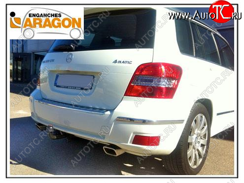 22 699 р. Фаркоп Aragon. (шар A) Mercedes-Benz GLK class X204 дорестайлинг (2008-2012)  с доставкой в г. Керчь