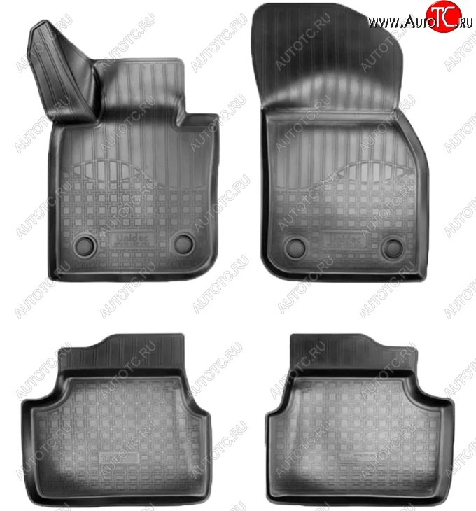2 149 р. Коврики салонные Noplast (3D)  Mini Hatch  F55 (2014-2025) хэтчбэк 5 дв. (Черные)  с доставкой в г. Керчь